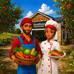 My Farm To Diner Simulator 图标